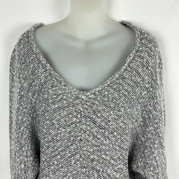 Free People Bright Lights Oversized Lightweight Loose Fit Gray Sweater Size S - Picture 4 of 8